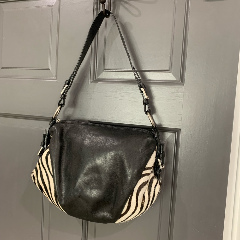 Leather & Calf Hair Bag
